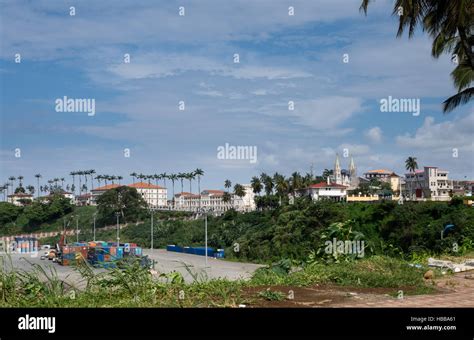 Overview skyline of Malabo, Equatorial Guinea Stock Photo - Alamy