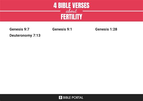 4 Bible Verses about Fertility