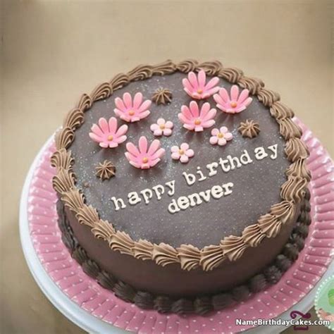 Happy Birthday Denver Cakes, Cards, Wishes