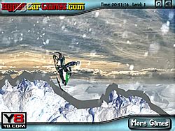 Arctic Snowmobile Game - ArcadeGames.com - Play free arcade games.