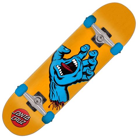 Santa Cruz Skateboards Screaming Hand (Orange) Complete Skateboard - 7.5'' x 30.06 ...