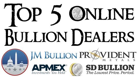 Top 5 Online Silver and Gold Bullion Dealers - YouTube