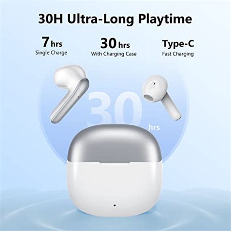 IKT True Wireless Earbuds, Bluetooth 5.3 Headphones with Microphone ...