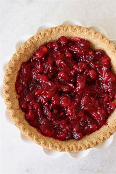 Thanksgiving Cranberry Pie Recipe ~ Vegan • Veggie Society