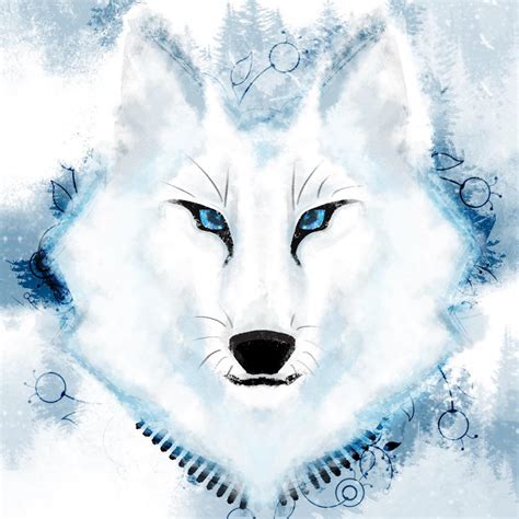 Arctic Wolf pfp. Art by me (Crucis). : r/furry