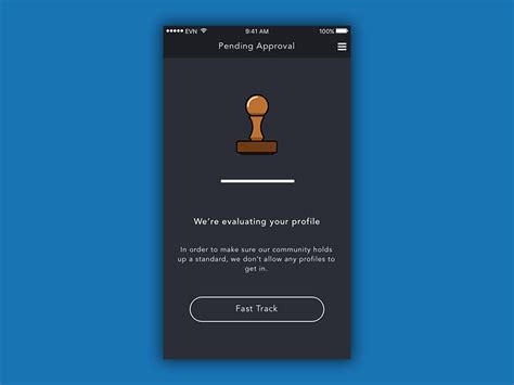 Pending Approval Screen by Kenzo Nawa on Dribbble