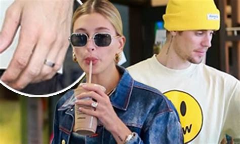 Justin Bieber and Hailey Baldwin show off $1100 wedding rings nine ...