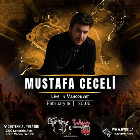 MUSTAFA CECELI CONCERT | North Vancouver Recreation and Culture Commission