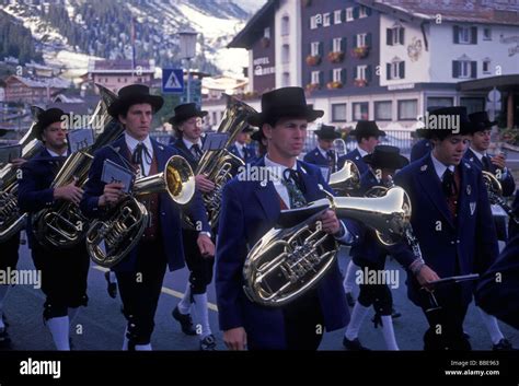 Austrians, Austrian people, Austrian men, musicians, marching band ...