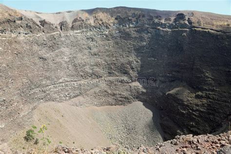 Panoramic View of Volcano Vesuvius Near Naples City in Italy Stock ...