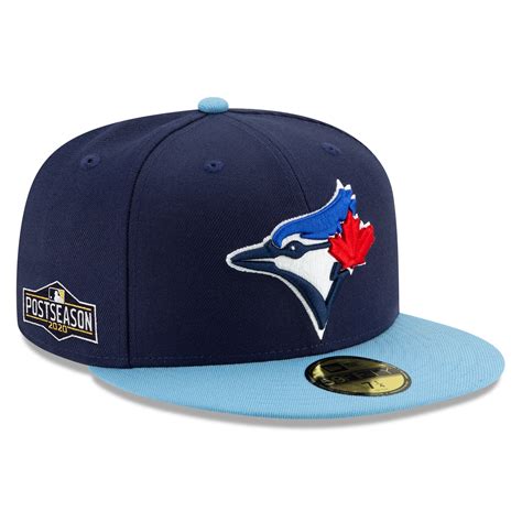 Men's Toronto Blue Jays New Era Navy/Light Blue 2020 Postseason - Side Patch Alternate 59FIFTY ...