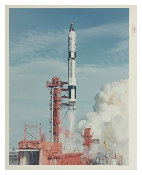 [GEMINI 6-A] LIFTOFF OF GEMINI 6-A AT KENNEDY SPACE CENTER, VINTAGE ...