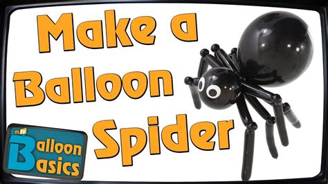 How to make a Balloon Spider – Balloon Basics 27 - YouTube