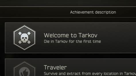 Escape from Tarkov Achievement Guide