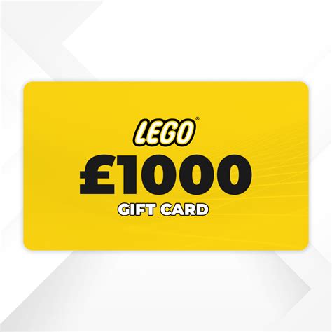 £1000 Lego Gift Card - Paragon Competitions