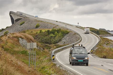 Norway. Atlantic Ocean Road. Bridge Over the Ocean. Travel Europe Stock Photo - Image of ...