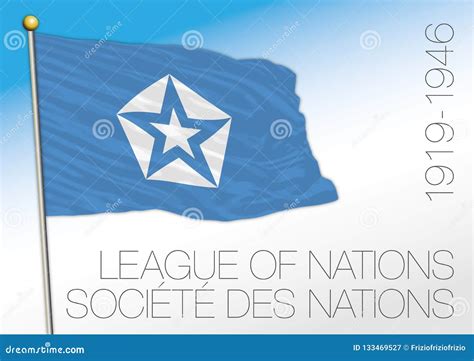 League of Nations Historical Flag, 1919 - 1946 Stock Vector ...