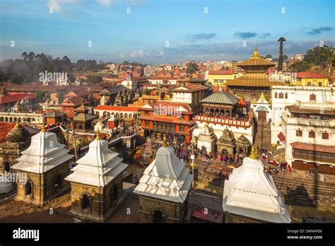 Pashupatinath Temple by Bagmati river, Kathmandu, Nepal Stock Photo - Alamy