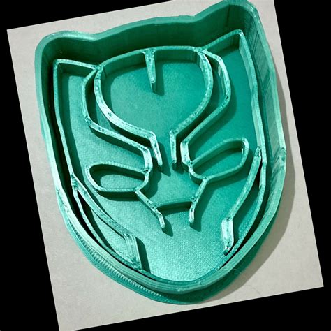 Black Panther From Marvel Cookie Cutters - Everything For Cakes