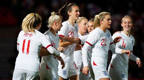 Women's World Cup qualifiers: England put 20 past opponents Latvia to stay top in qualifying ...