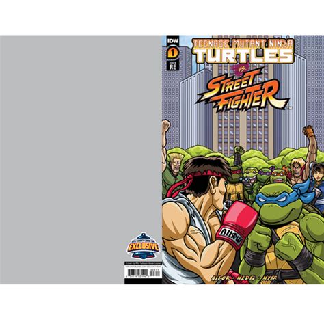 TMNT vs. Street Fighter #1 (IDW) - Retail Exclusive Bell County Comic ...