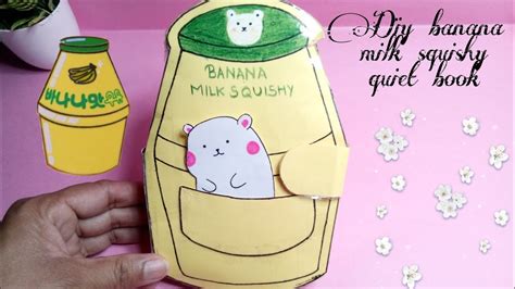 Banana Milk Squishy Book Printable