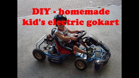 Electric go kart - homemade DIY build part 1 - YouTube