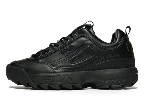 Fila Leather Disruptor Ii in Black for Men - Lyst