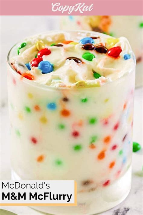 McDonald's M&M McFlurry - CopyKat Recipes