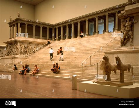 Germany. Berlin. Pergamum museum. Altar of Zeus Stock Photo, Royalty ...