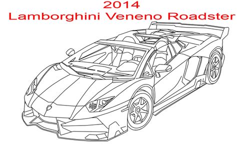 2014 Lamborghini Veneno Roadster Line Art by MarcusMcCloud100 on DeviantArt