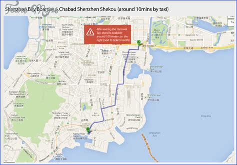 SHENZHEN MAP SHEKOU - ToursMaps.com