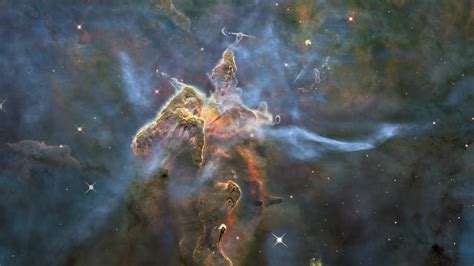 Mystic Mountain: Bright Pillar in the Carina Nebula - YouTube