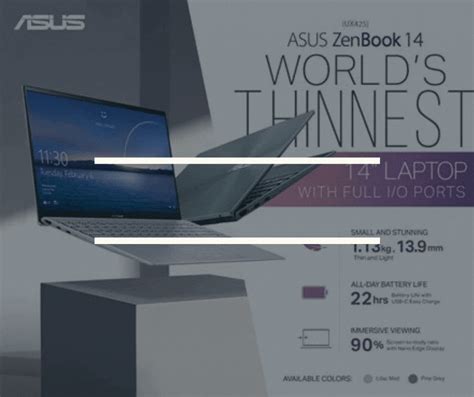 ASUS Announces Availability of ZenBook 14 (UX425) - Urbantechnoobs