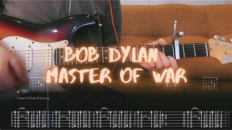 Bob Dylan - Masters of War / Guitar Tutorial / Tabs + Chords - YouTube