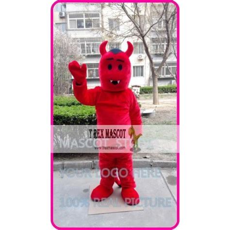 Mascot Red Devil Mascot Costume Cartoon