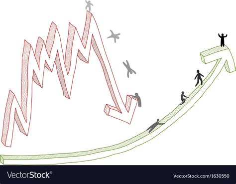 Business graph Royalty Free Vector Image - VectorStock