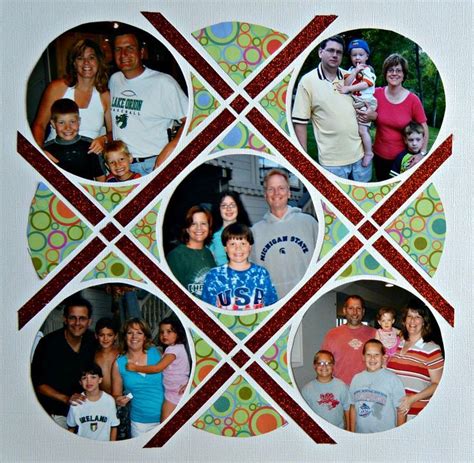 62e7ebbedfbb3637e8e911de9dee6b7f.jpg (736×720) | Scrapbook layout sketches, Family scrapbook ...