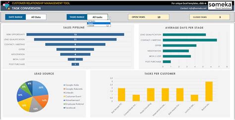 CRM Excel Template Customer Relationship Management Database - Etsy