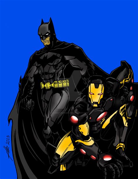 Batman and Iron Man Crossover Art by GumbocRafael on DeviantArt