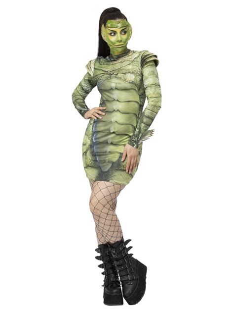 Universal Monsters Creature From The Black Lagoon Ladies Fancy Dress ...