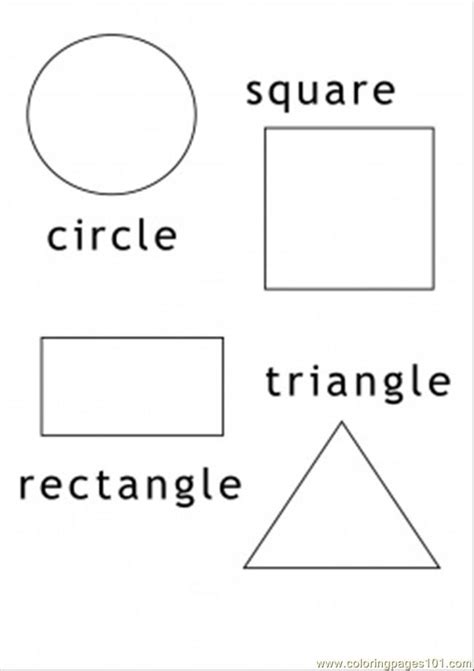 free worksheets geometric shapes | Coloring Pages Shapes (Education > Geometry) - … | Shape ...