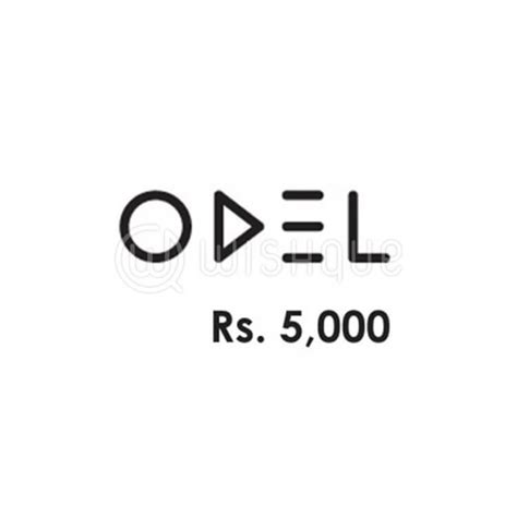 Odel Gift Voucher Rs.5000 - Wishque | Sri Lanka's Premium Online Shop ...