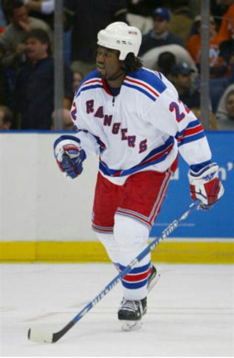 Anson Carter - New York Rangers | Rangers hockey, New york rangers ...