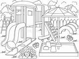 Amusement Park Map Coloring Page sketch template