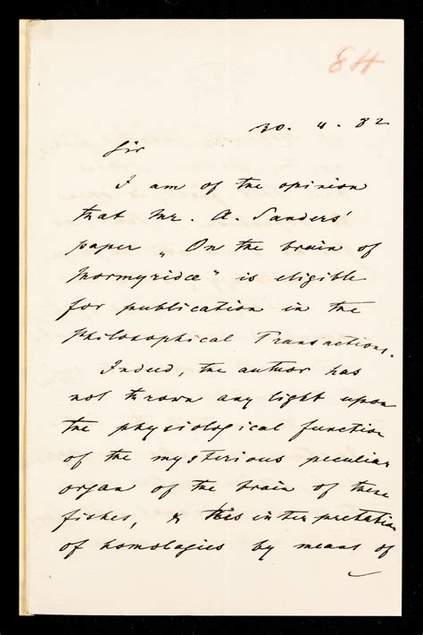 Referee's report by Albert Charles Lewis Gotthilf Gunther, on a paper 'Contributions to the ...