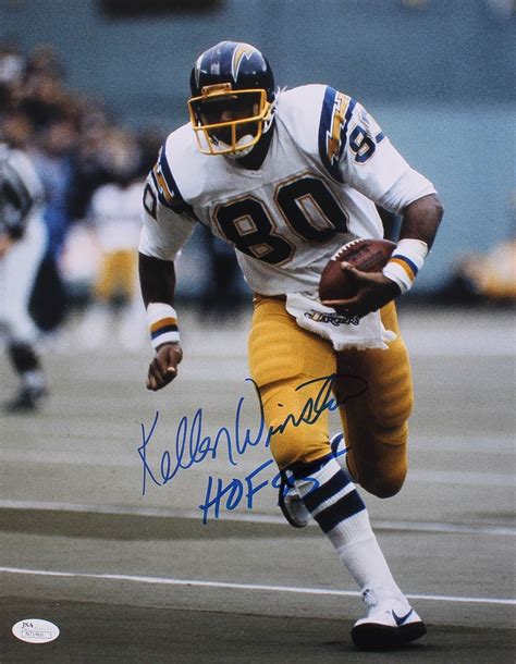 Kellen Winslow Signed Chargers 11x14 Photo Inscribed "HOF 95" (JSA COA ...