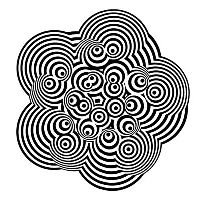 абстракция круги | Cool optical illusions, Optical illusions art, Art optical