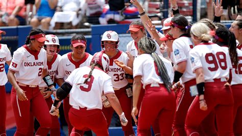 OU Sooners softball highlights vs. Texas in Game 1 of the 2022 WCWS