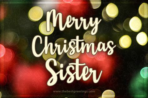 Merry Christmas Sister Images